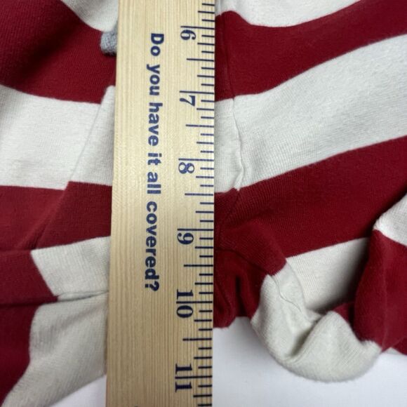 Burt’s Bees Baby Pajama Pants Red & Ivory Stripes Women’s Size Small - Picture 11 of 15